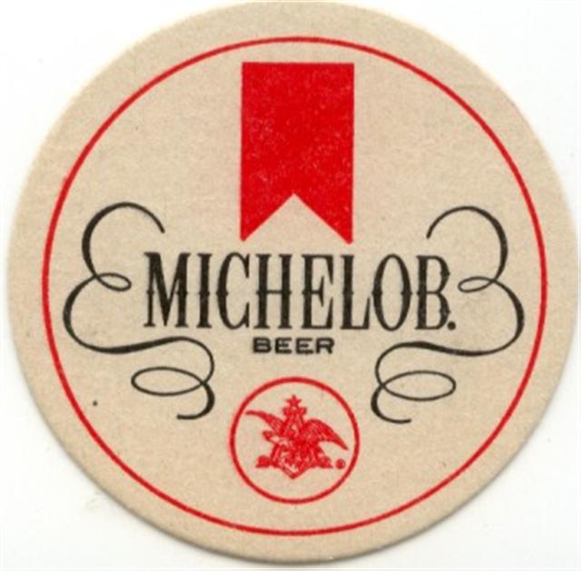 saint louis mo-usa anheuser mich rund 2a (rund175-michelob beer-schwarzrot)